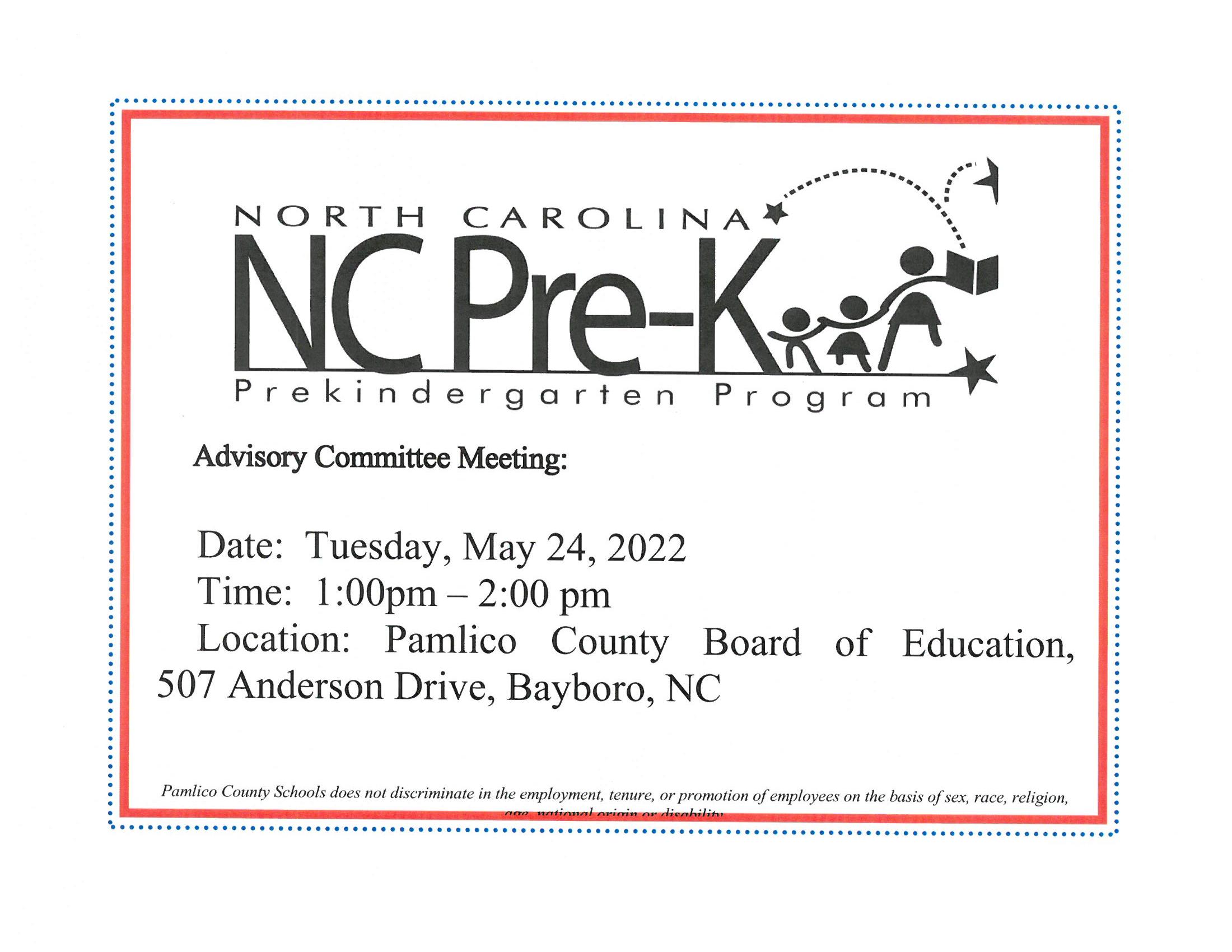 NC Pre-K Meeting Details